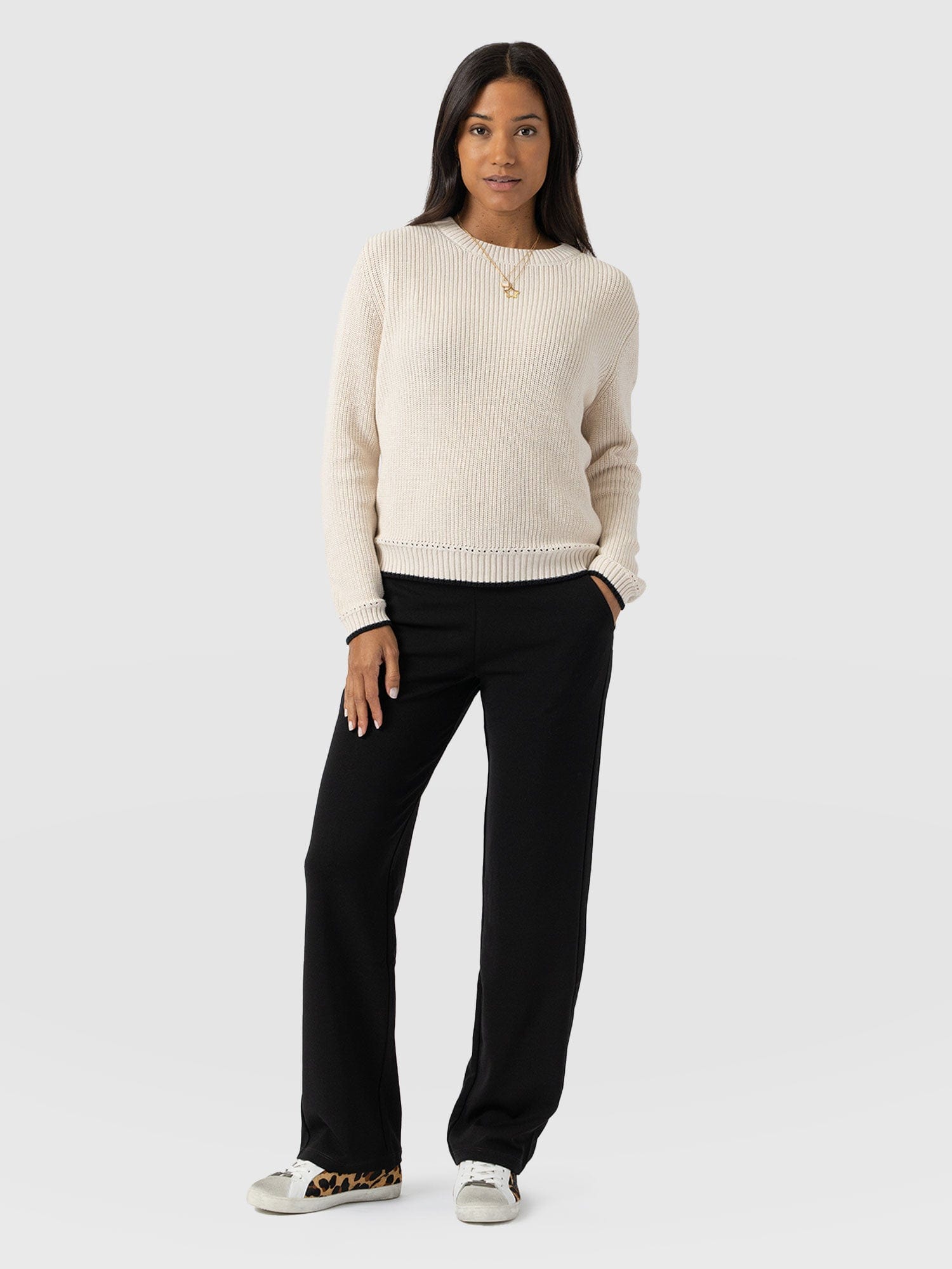 Runway Pant Black - Women's Trousers | Saint + Sofia® EU